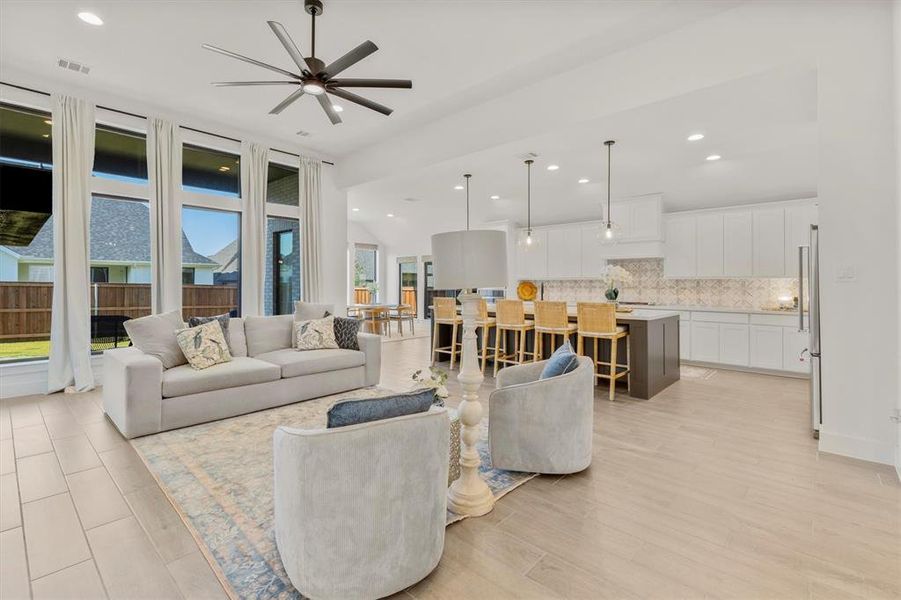 Furnished interior view inside a new home in , Lavon (Image 7). Furnished interior view inside a new home in , Lavon (Image 7).