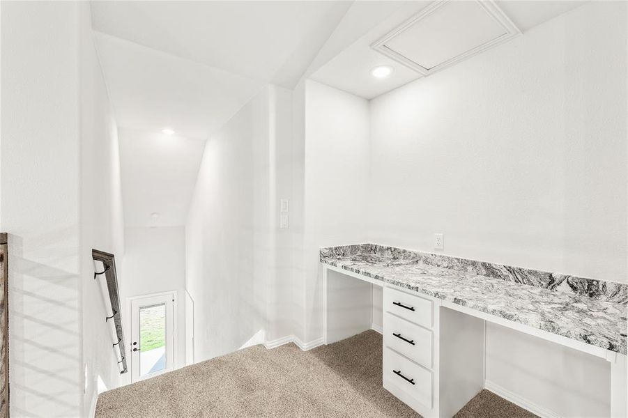 Furnished interior view inside a new home in Creekview Meadows, Pilot Point (Image 11).