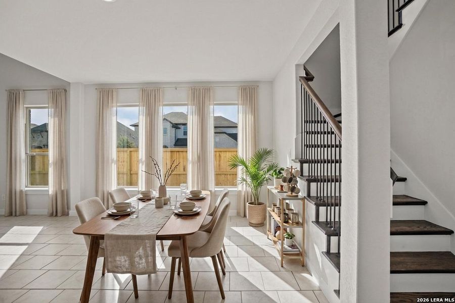 Furnished interior view inside a new home in Stillwater Ranch, San Antonio (Image 15).