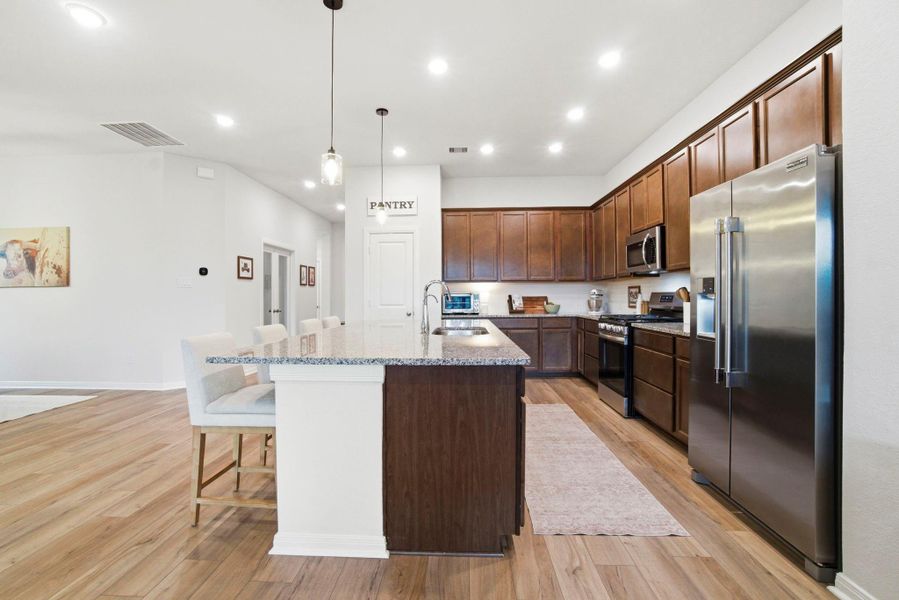 Furnished interior view inside a new home in , Willis (Image 7).