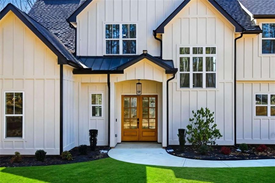 Exterior details and patio area of a home in , Winston (Image 33).