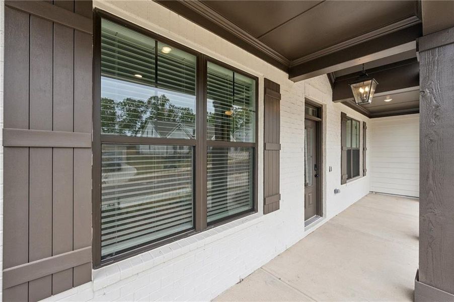 Exterior details and patio area of a home in Fowler Farms, Auburn (Image 28).