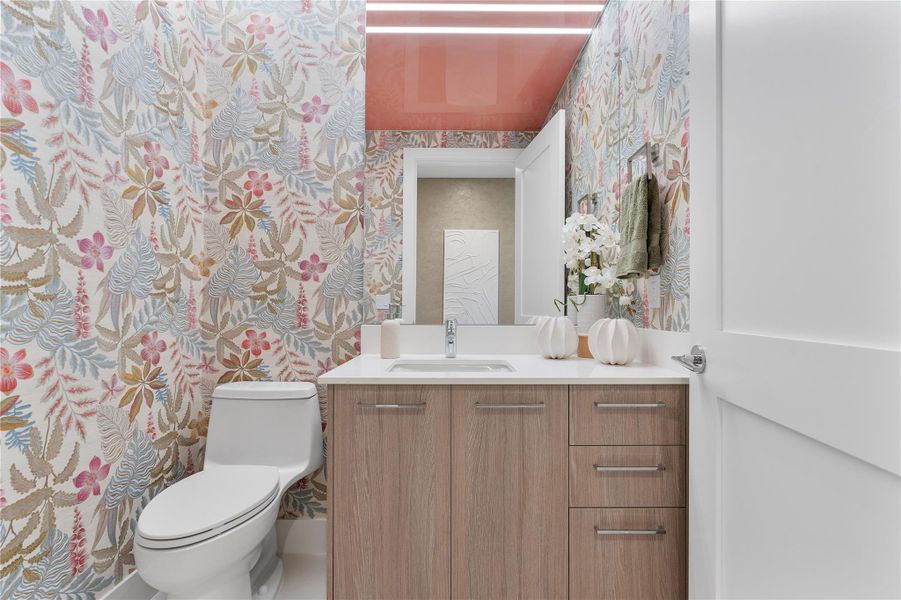 Furnished interior view inside a new home in , Fort Lauderdale (Image 6). Furnished interior view inside a new home in , Fort Lauderdale (Image 6).