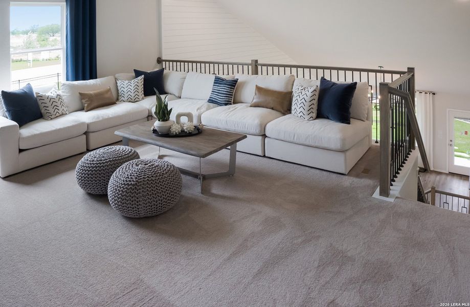 Furnished interior view inside a new home in Horizon Ridge, San Antonio (Image 11).
