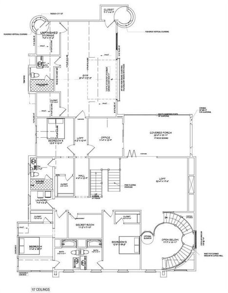 2D floor plan layout of this home in , Alpharetta, GA (Image 5).