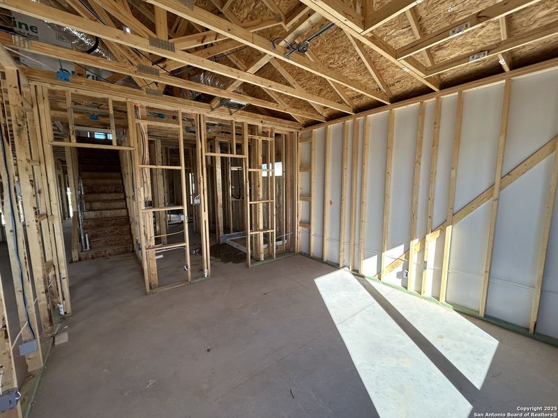 In-progress construction of a new home in Meadows at Hennersby Hollow 40's, San Antonio, TX (Image 12). In-progress construction of a new home in Meadows at Hennersby Hollow 40's, San Antonio, TX (Image 12).