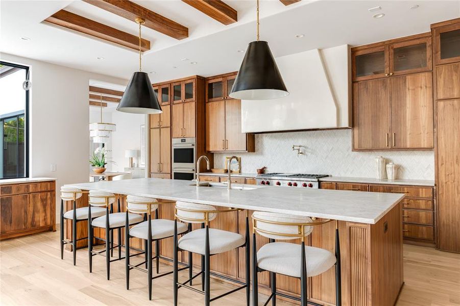 Furnished interior view inside a new home in , Dallas (Image 12).