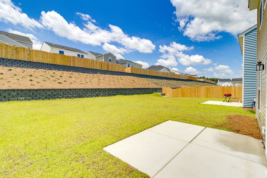 Exterior details and patio area of a home in Ellington, Elgin (Image 4).