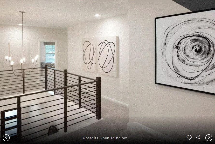 Furnished interior view inside a new home in Saddleback at Santa Rita Ranch, Liberty Hill (Image 10).