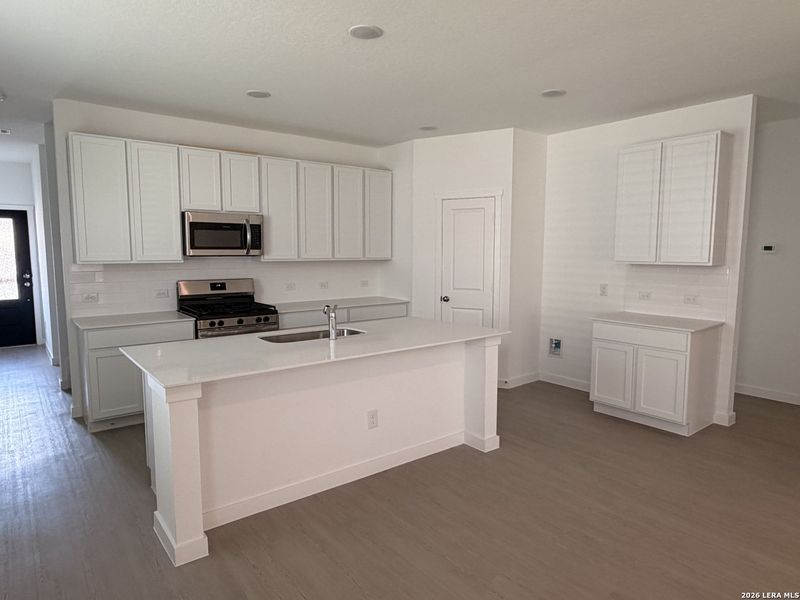 Furnished interior view inside a new home in Kyndwood, New Braunfels (Image 2). Furnished interior view inside a new home in Kyndwood, New Braunfels (Image 2).