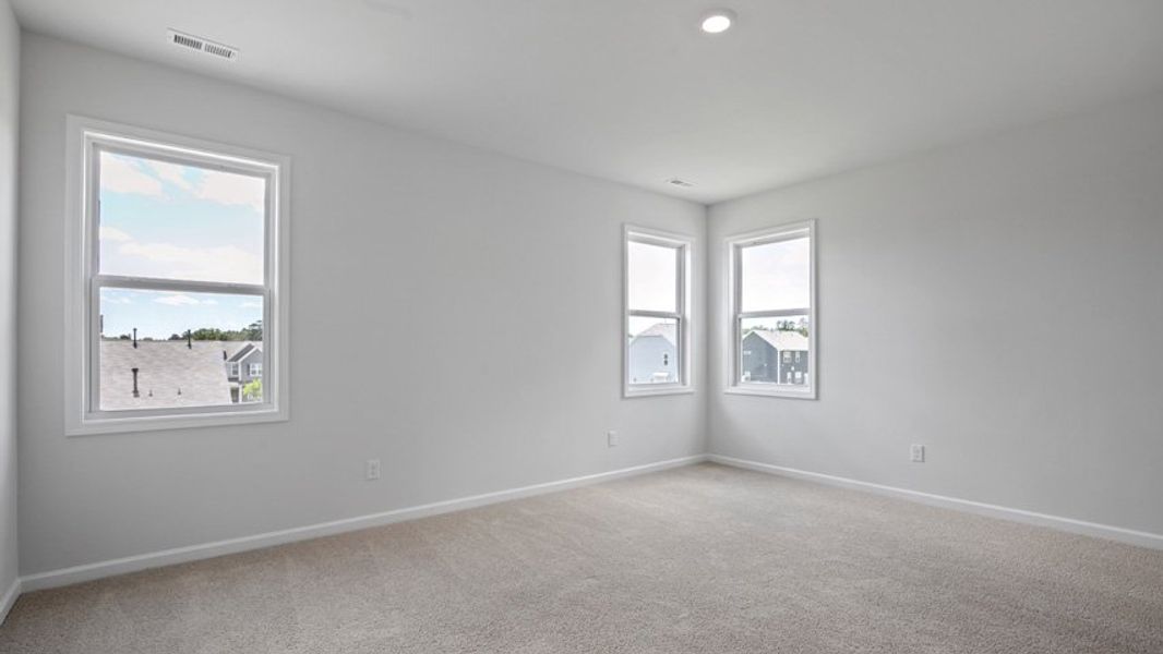 Representative unfurnished interior of a home built from the Lucas by D.R. Horton in The Manors at Haywood Glen, Knightdale (Image 25).