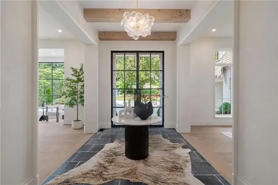 Furnished interior view inside a new home in , Atlanta (Image 8). Furnished interior view inside a new home in , Atlanta (Image 8).