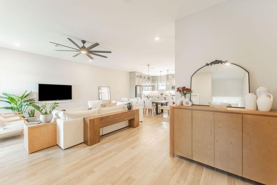 Furnished interior view inside a new home in , Tampa (Image 13).