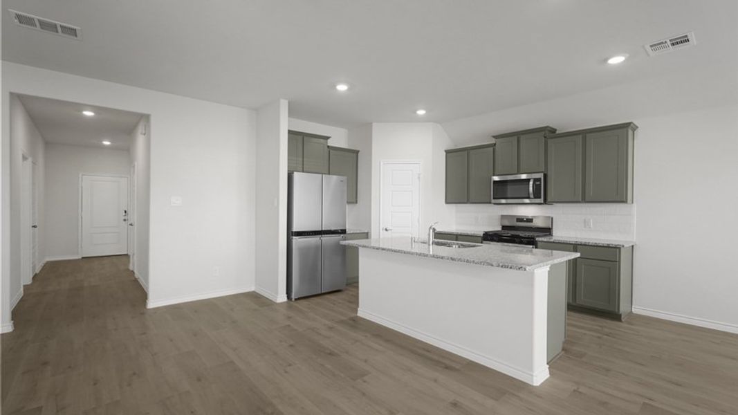 Furnished interior view inside a new home in Elevon, Lavon (Image 4). Furnished interior view inside a new home in Elevon, Lavon (Image 4).