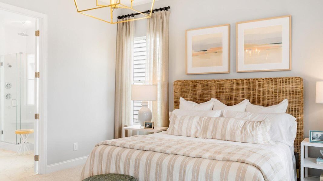 Furnished interior view inside a new home in Sweetgrass at Summers Corner, Summerville (Image 7).