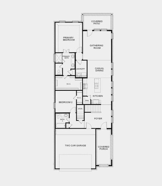 Additional highlights include: High ceilings, natural light and no back neighbors.