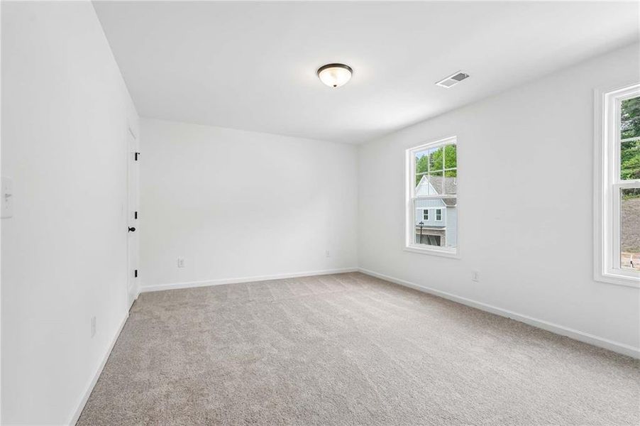 Spacious, unfurnished interior of a new home in Arbors at Richland Creek, Buford (Image 27). Spacious, unfurnished interior of a new home in Arbors at Richland Creek, Buford (Image 27).