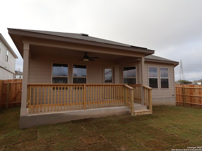 Exterior details and patio area of a home in Agave, San Antonio (Image 2). Exterior details and patio area of a home in Agave, San Antonio (Image 2).