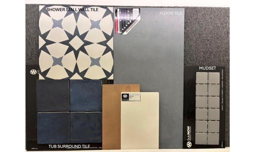 Sample of building materials used in homes in WaterStone, Montgomery (Image 36).