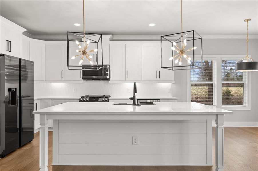 Furnished interior view inside a new home in , Dawsonville (Image 10).