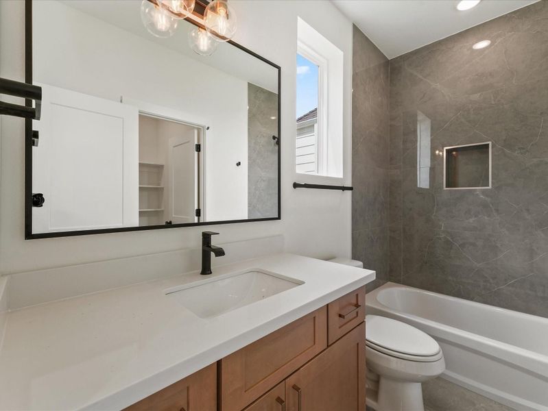 Furnished interior view inside a new home in , Houston (Image 14).