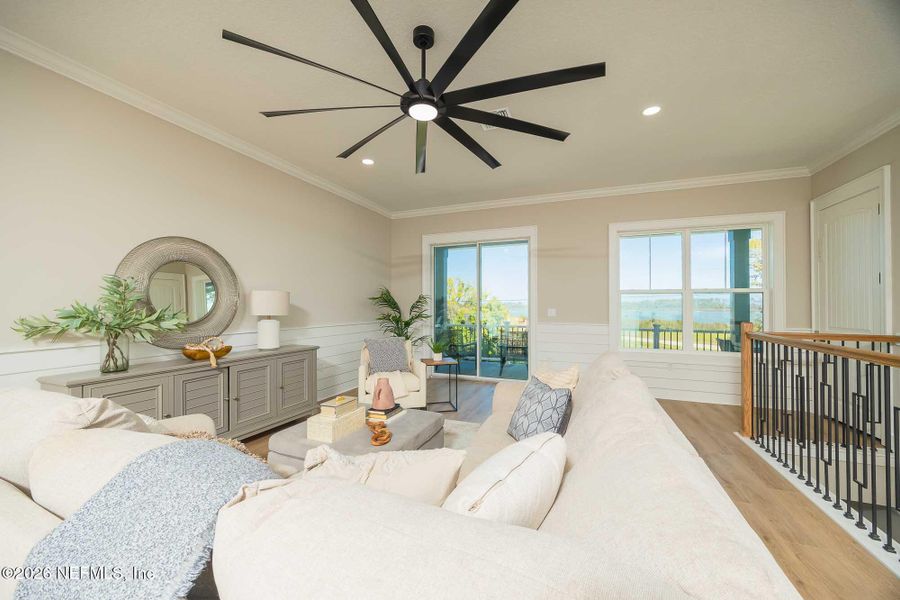 Furnished interior view inside a new home in , St. Augustine (Image 13).