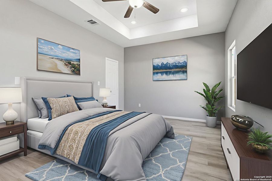 Furnished interior view inside a new home in , San Antonio (Image 10).