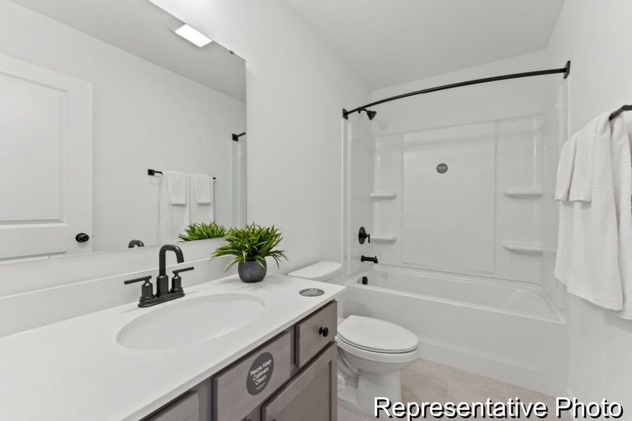 Furnished interior view inside a new home in Terrace at Border Creek, Winston-Salem (Image 15).