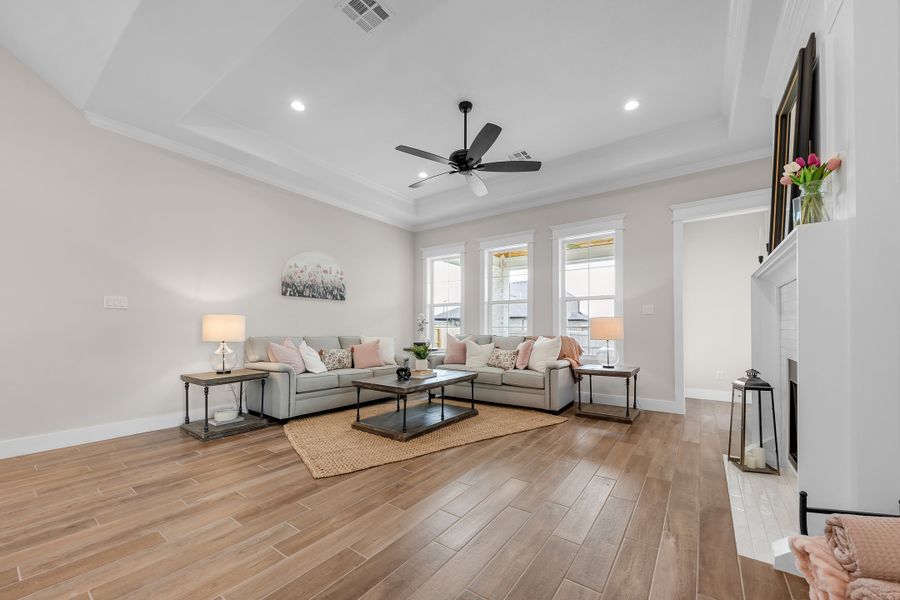 Representative furnished interior of a home built from the The Courtney by Reece Homes in Traditions, Bryan (Image 16).