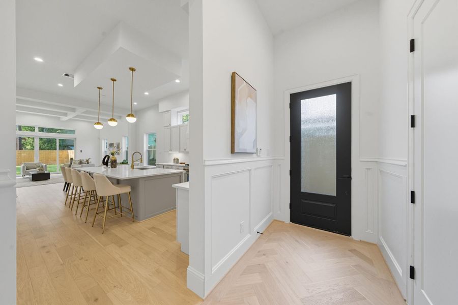 Furnished interior view inside a new home in , Houston (Image 12).