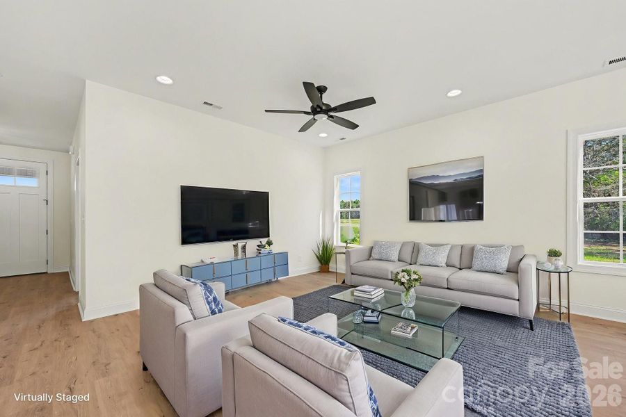 Furnished interior view inside a new home in , Salisbury (Image 8).