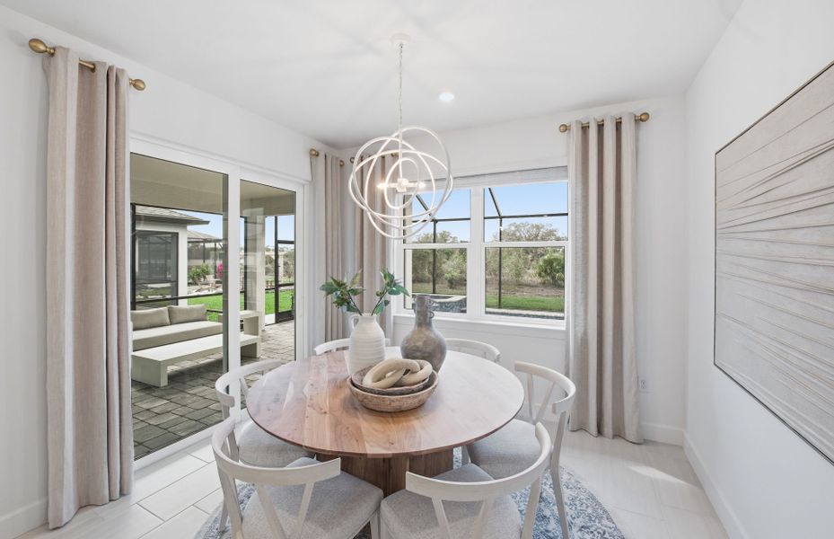 Representative furnished interior of a home built from the Crestmere by Pulte Homes in Reagan Landing, Bradenton (Image 16). Representative furnished interior of a home built from the Crestmere by Pulte Homes in Reagan Landing, Bradenton (Image 16).