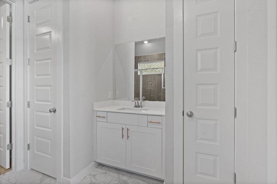 Furnished interior view inside a new home in The Grove at Blackhawk, Pflugerville (Image 14). Furnished interior view inside a new home in The Grove at Blackhawk, Pflugerville (Image 14).