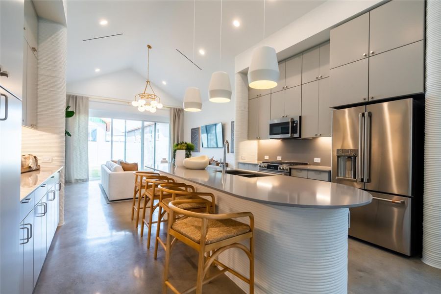 Furnished interior view inside a new home in Wolf Ranch: Genesis Collection, Georgetown (Image 4).