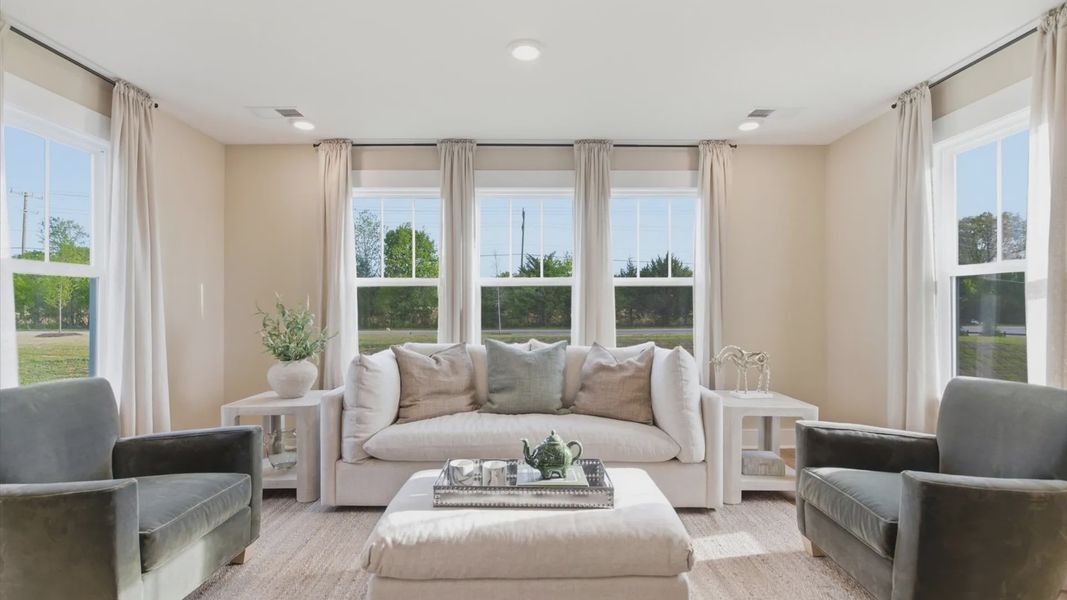 Furnished interior view inside a new home in Wells Crossing, Seneca (Image 19). Furnished interior view inside a new home in Wells Crossing, Seneca (Image 19).