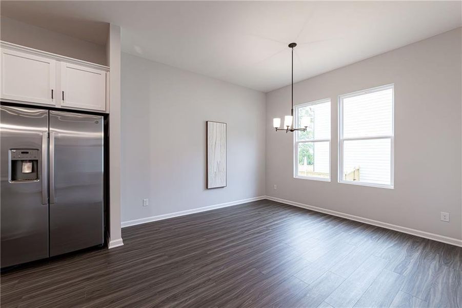 Spacious, unfurnished interior of a new home in Enclave at Edgewater, Canton (Image 21).