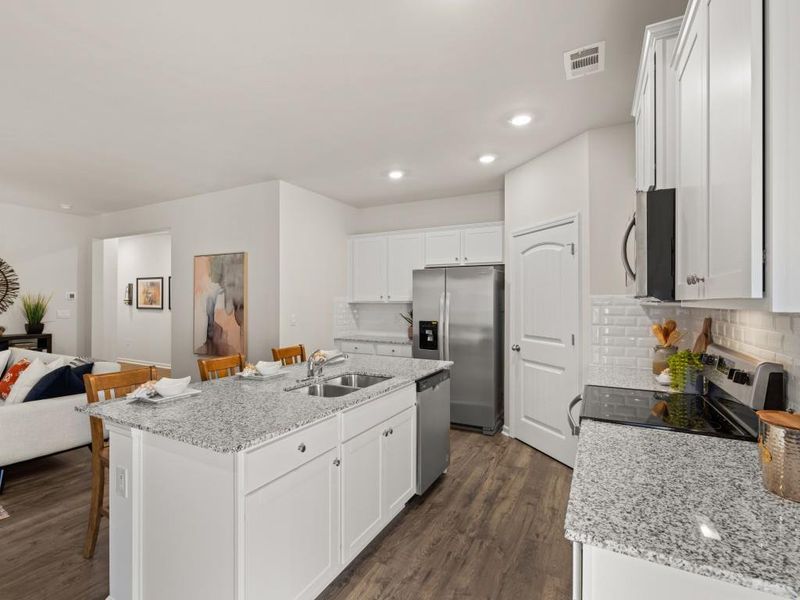 Furnished interior view inside a new home in Mountain Park, Dahlonega (Image 23). Furnished interior view inside a new home in Mountain Park, Dahlonega (Image 23).