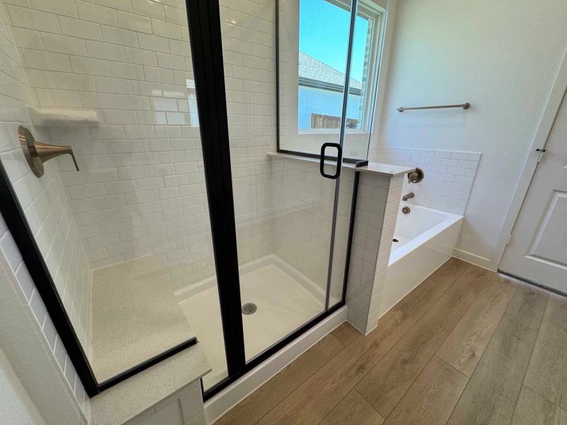 Primary Bathroom Construction Progress featuring the Serene Collection