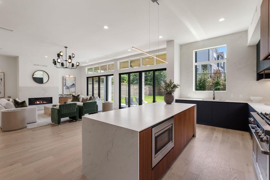 Furnished interior view inside a new home in , Houston (Image 28).