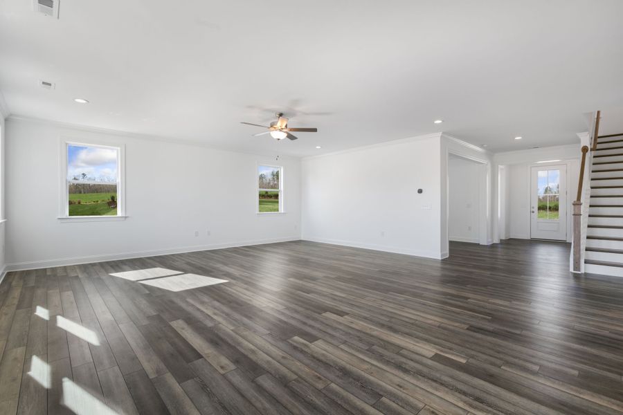 Representative unfurnished interior of a home built from the Yosemite by Mattamy Homes in Magnolia Park, Garner (Image 25). Representative unfurnished interior of a home built from the Yosemite by Mattamy Homes in Magnolia Park, Garner (Image 25).