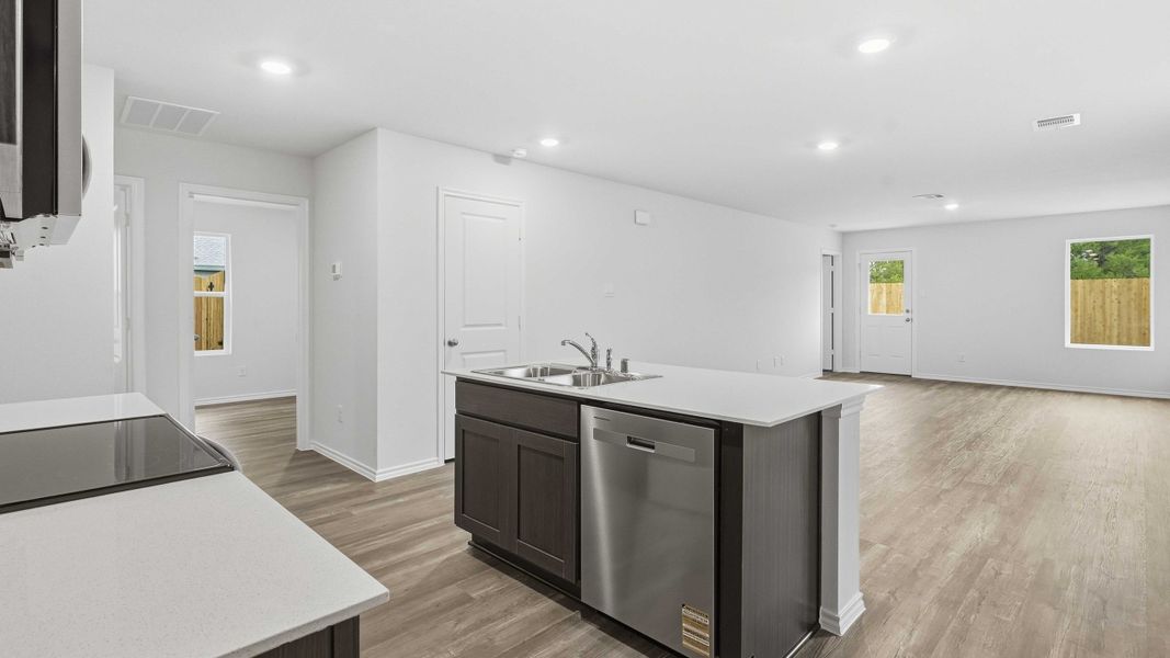 Representative furnished interior of a home built from the Barton by D.R. Horton in Maplewood Meadows, Forney (Image 5).