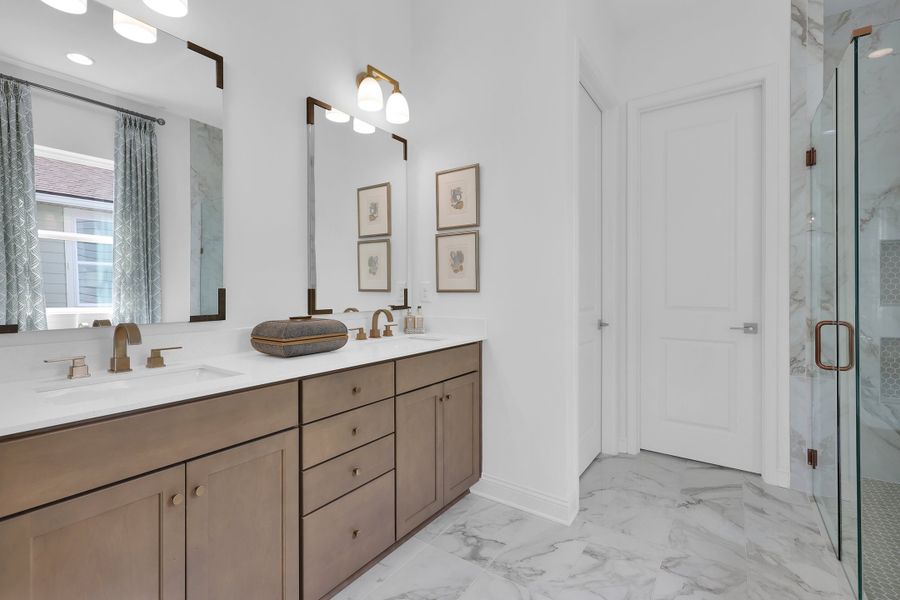 Representative furnished interior of a home built from the Sawyer by Riverside Homes in Mariposa at EverRange, Jacksonville (Image 55).