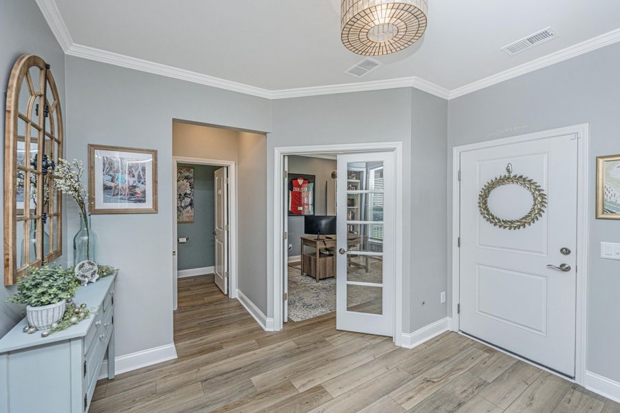 Furnished interior view inside a new home in Sea Island Preserve, Johns Island (Image 11).