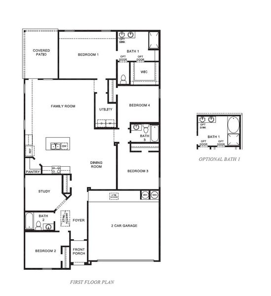 2D floor plan layout of this home in Holly Ridge, Rosenberg, TX (Image 4). 2D floor plan layout of this home in Holly Ridge, Rosenberg, TX (Image 4).
