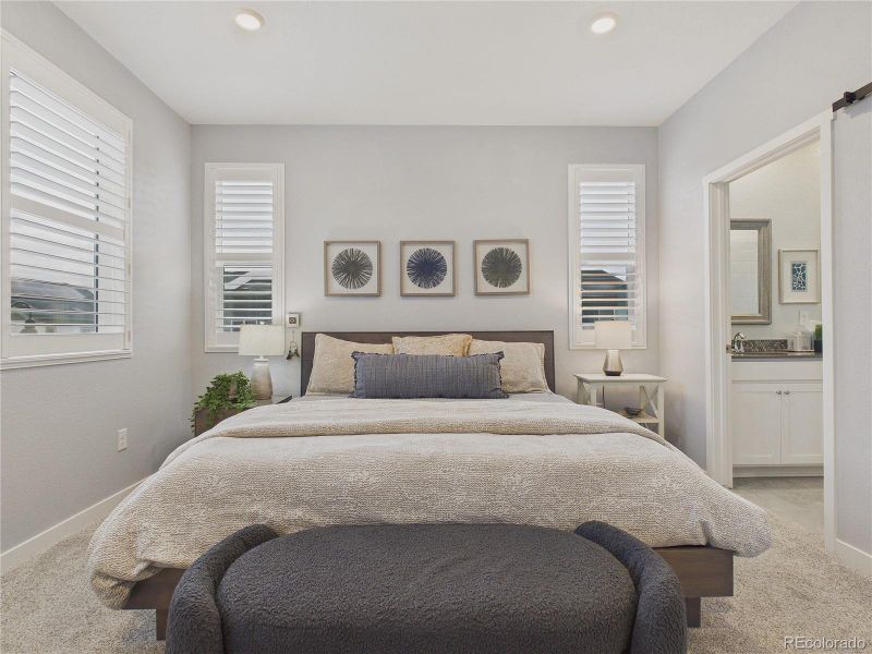 Furnished interior view inside a new home in Whisper Village, Arvada (Image 19).
