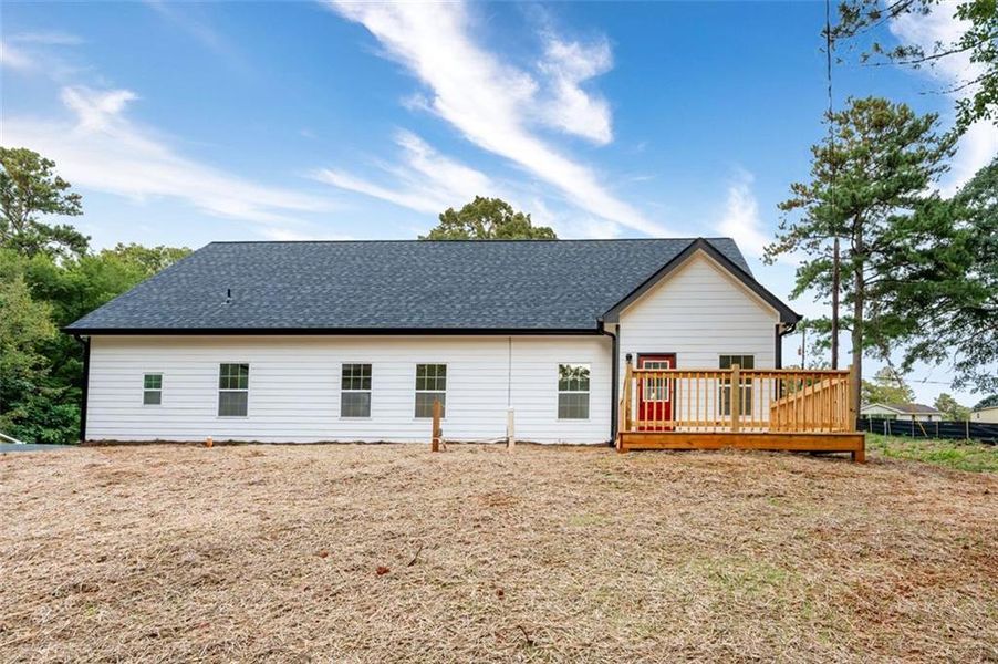 Front exterior of a new home in , Stockbridge, GA, highlighting curb appeal (Image 21).