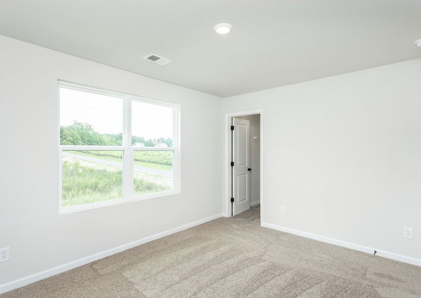 Carpet in all of the bedrooms