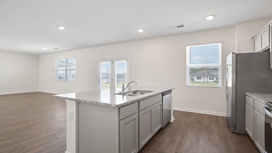 Furnished interior view inside a new home in Champion's Run, Lithonia (Image 6). Furnished interior view inside a new home in Champion's Run, Lithonia (Image 6).