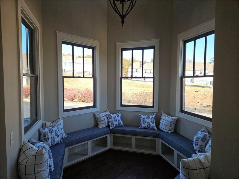 Furnished interior view inside a new home in , Dahlonega (Image 10).