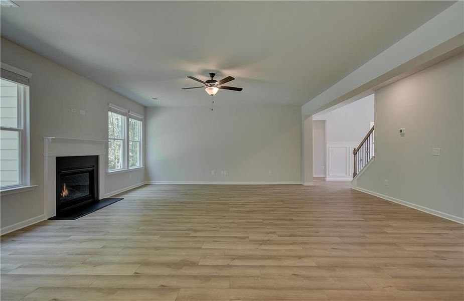 Spacious, unfurnished interior of a new home in Grandview at Millers Mill, Stockbridge (Image 26). Spacious, unfurnished interior of a new home in Grandview at Millers Mill, Stockbridge (Image 26).
